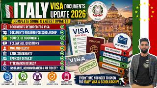 Italy Student Visa Documents Update 2026 | Complete Guide | How to Prepare Italy Visa File 2026