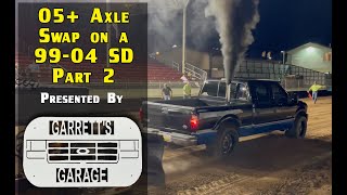 2005+ Axle swap on a 19992004 Superduty Part 2!