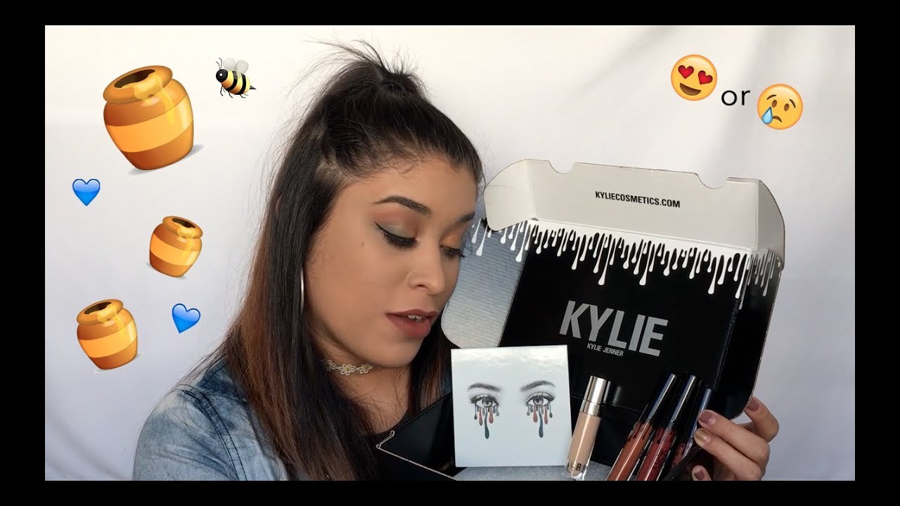 Kylie Cosmetics Blue Honey Collection Review + Swatches & Tutorial | ValZenDen