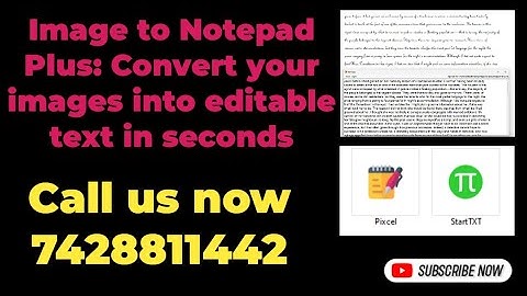 How to Convert Any Image into Notepad Plus? How to convert Any Image to wrt format?
