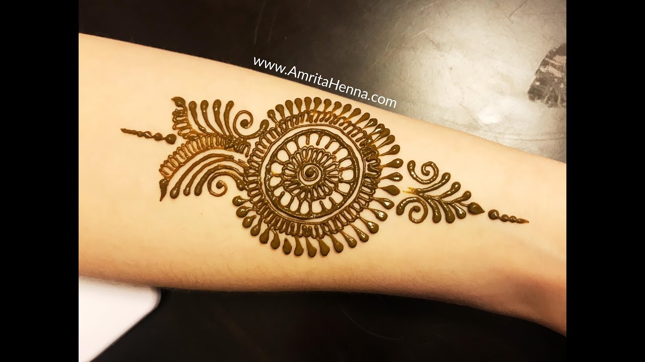 Simple Henna Arm Designs