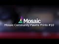 Mosaic Community Palette Prints #10