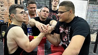 SCHOOLBOY VS AKIMBO 69 | ARM WRESTLING FIGHT 2023 screenshot 1