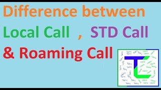 Celebrity Difference between Local Call , STD Call and Roaming Call | Techy Course | Techy AD.mp4 Profile