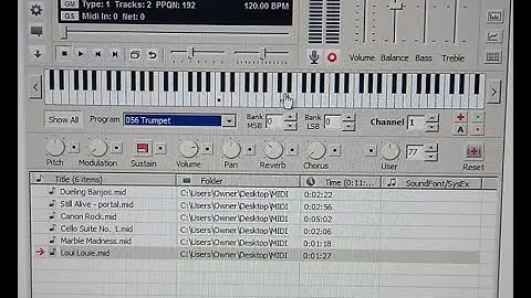 Easy SSTC MIDI music