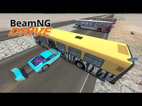 Авария на скорости 900 км/ч - BeamNG drive