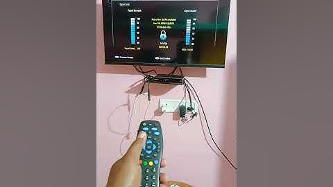 How to install tata sky setup box first time full process