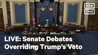Senate Debates Overriding Trump's Veto, Increased Stimulus Checks | LIVE | NowThis