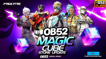 OB52 MAGIC CUBE STORE UPDATE CONFIRM🥳😱 | NEXT MAGIC CUBE BUNDLE | FREE FIRE NEW EVENT | FF NEW EVENT
