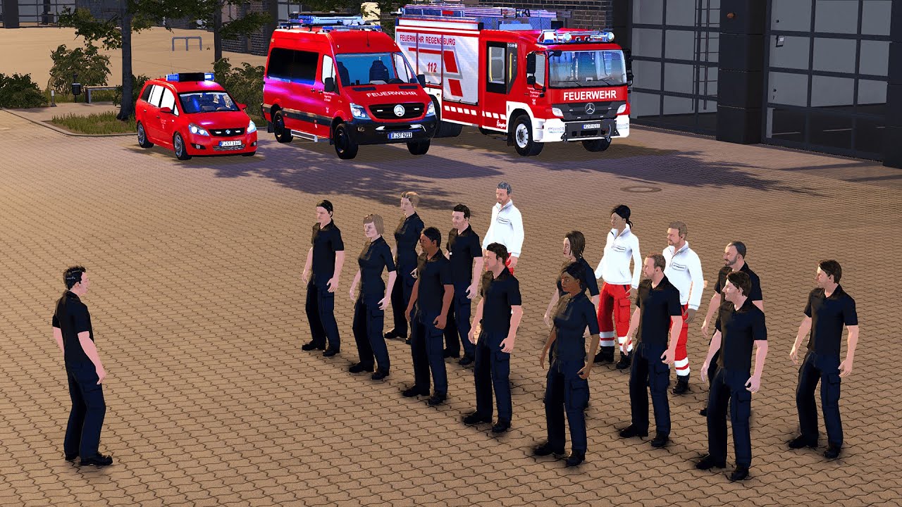 First Day of a German Firefighter – Emergency Call 112