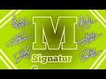 Signature ideas for letter m  how to make beautiful signature m  english signature