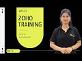 Zoho Training Day 16 Session 1