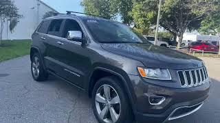 2015 Jeep Grand Cherokee Limited SUV Gray