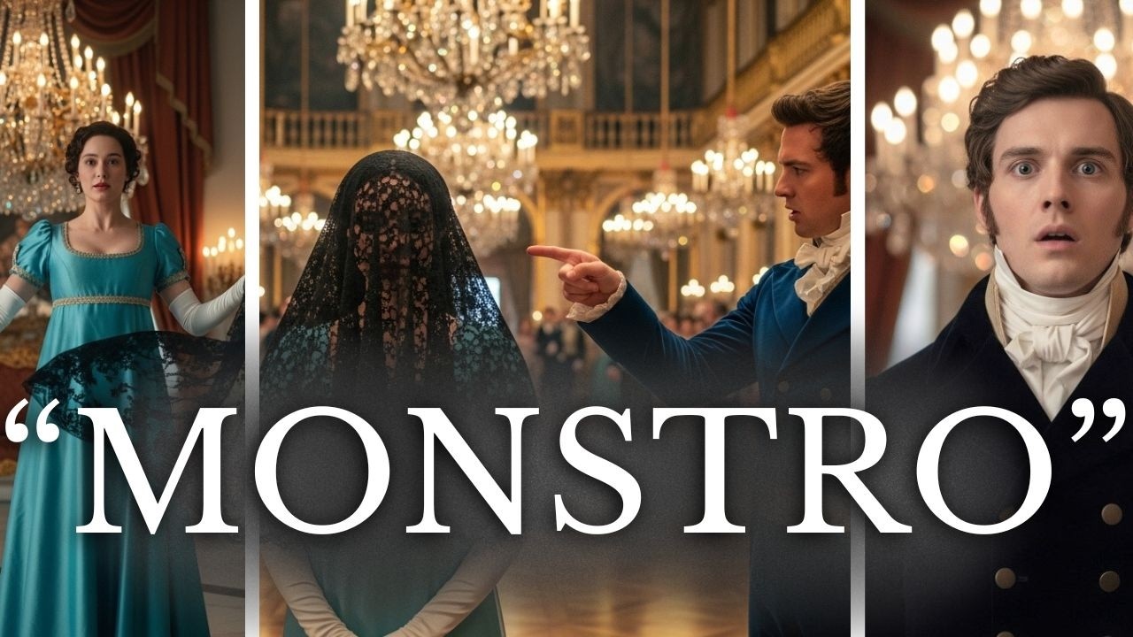 Monstro, saia da minha frente! Disse o noivo, mas a Herdeira Tirou o Véu e Fez o Salão Inteiro Parar