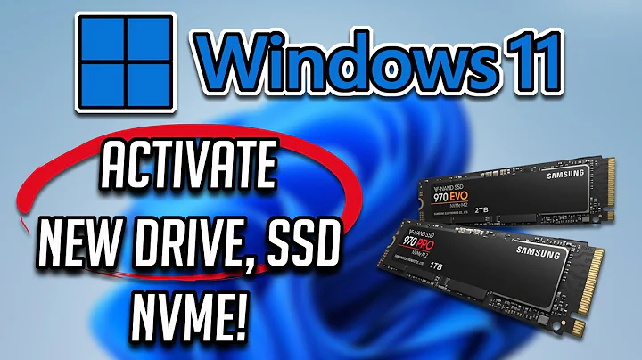 Windows 11 - How to Activate New Hard Drives, NVME and SSDs Not Showing Up