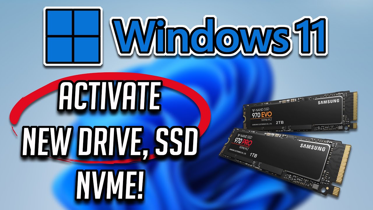 Windows 11 - How to Activate New Hard Drives, NVME and SSDs Showing Up