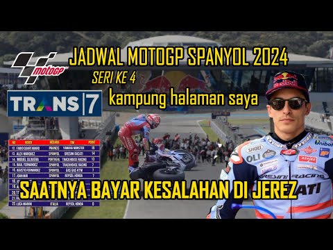 Jadwal MotoGP Spanyol 2024, Saatnya Marquez Bayar Kesalahan di Jerez #jadwalmotogp2024 #motogpjerez
