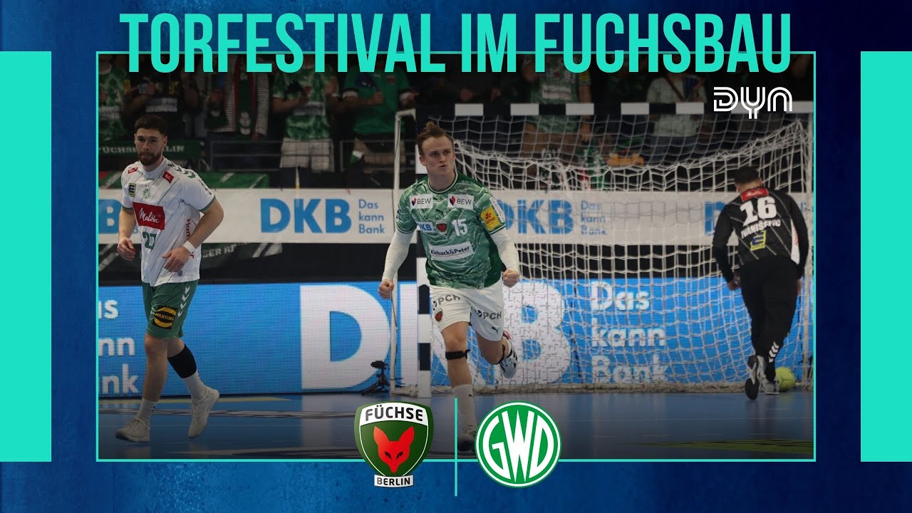 Highlights:  Füchse Berlin - GWD Minden (Saison 2025/26) Dyn Handball | DAIKIN HBL