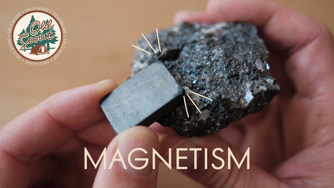 Adgang spontan ekstremt How to Test if a Rock is Magnetic (Old Scout Field Guide) - YouTube