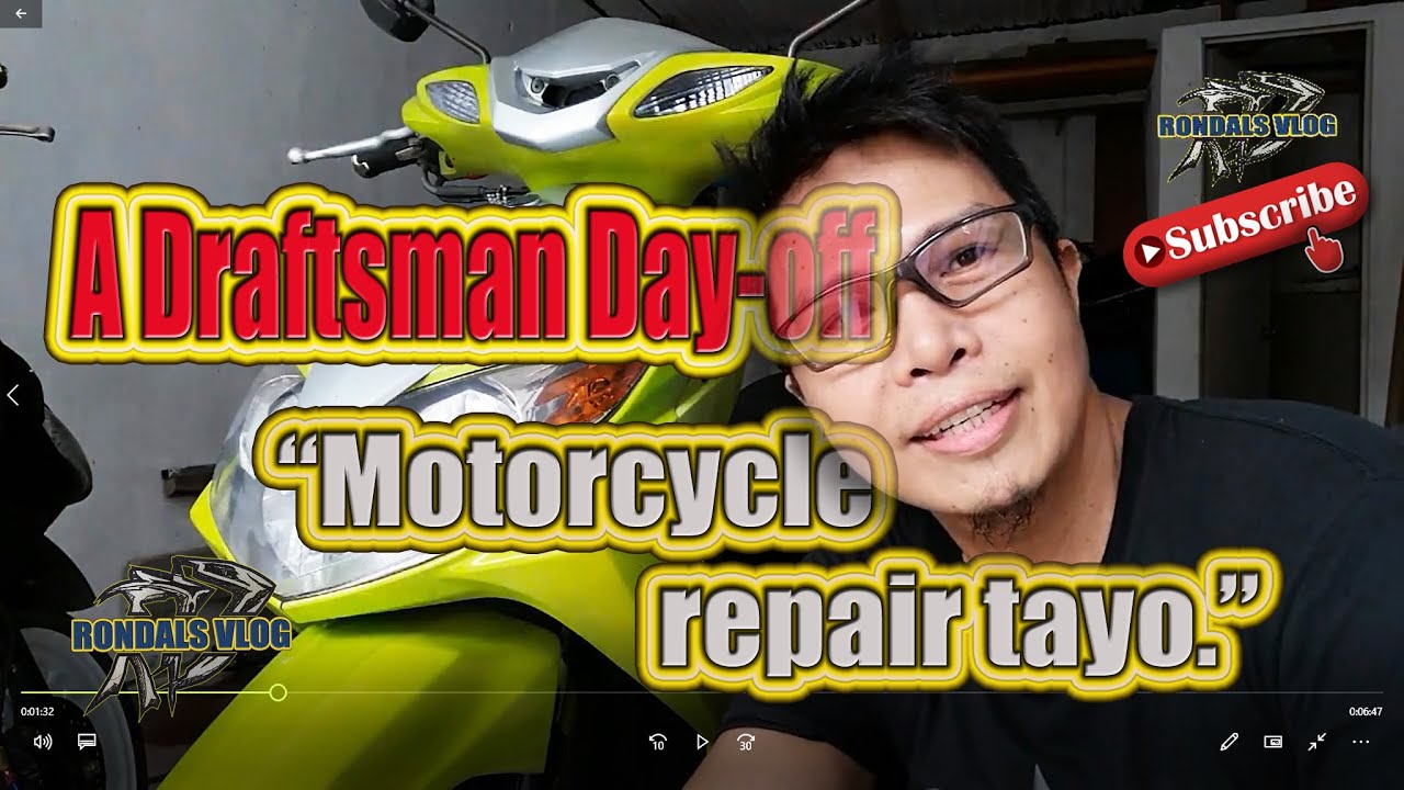 A Draftsman Dayoff / Motorcycle Repair YouTube