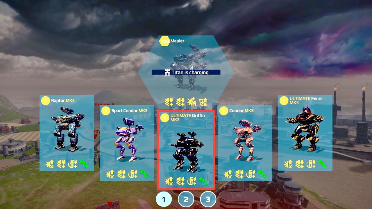 Вap Роботc: Неостановимый монстр | Ultimate Griffin вступает в бой в FFA | WR Геймплей