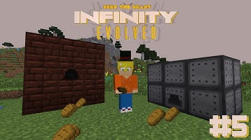 FTB: Infinity Evolved #5| Blast Furnace and Rock Crusher! - Modded Minecraft