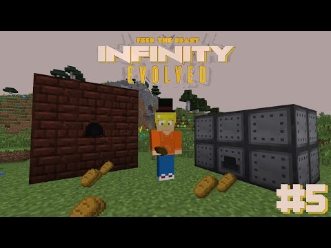 ftb:-infinity-evolved-#5|-blast-furnace-and-rock-crusher!---modded-minecraft