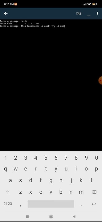 Morse Code Translator on Python #python - YouTube