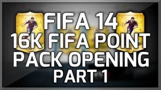 FIFA 14 Ultimate Team Web App | 16K FIFA Point Pack Opening!! | Part 1