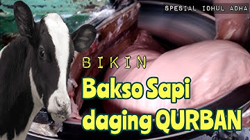 SAVE DULU BUAT IDUL ADHA, Resep Bakso daging sapi yang enak kenyal dan kres