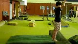 first attempt standing backflip 360