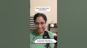 Part 3: Encoder - Decoder Models | The Translators #shorts #ytshorts #youtubeshorts #ai #interview