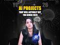 🔥 AI Projects That Will Actually Get You Hired in 2026 | Intellipaat #shorts