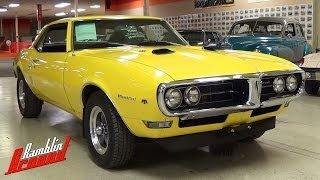 1968 Pontiac Firebird 400 V8 4 BBL Nicely Restored - Startup and Walkaround