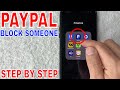  how to block someone on paypal 