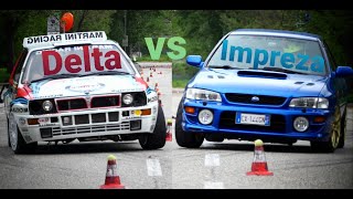 Delta vs Impreza @Autoslalom Lana 2023