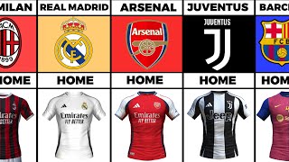HERE WE GO 24/25 Season European clubs New kits
