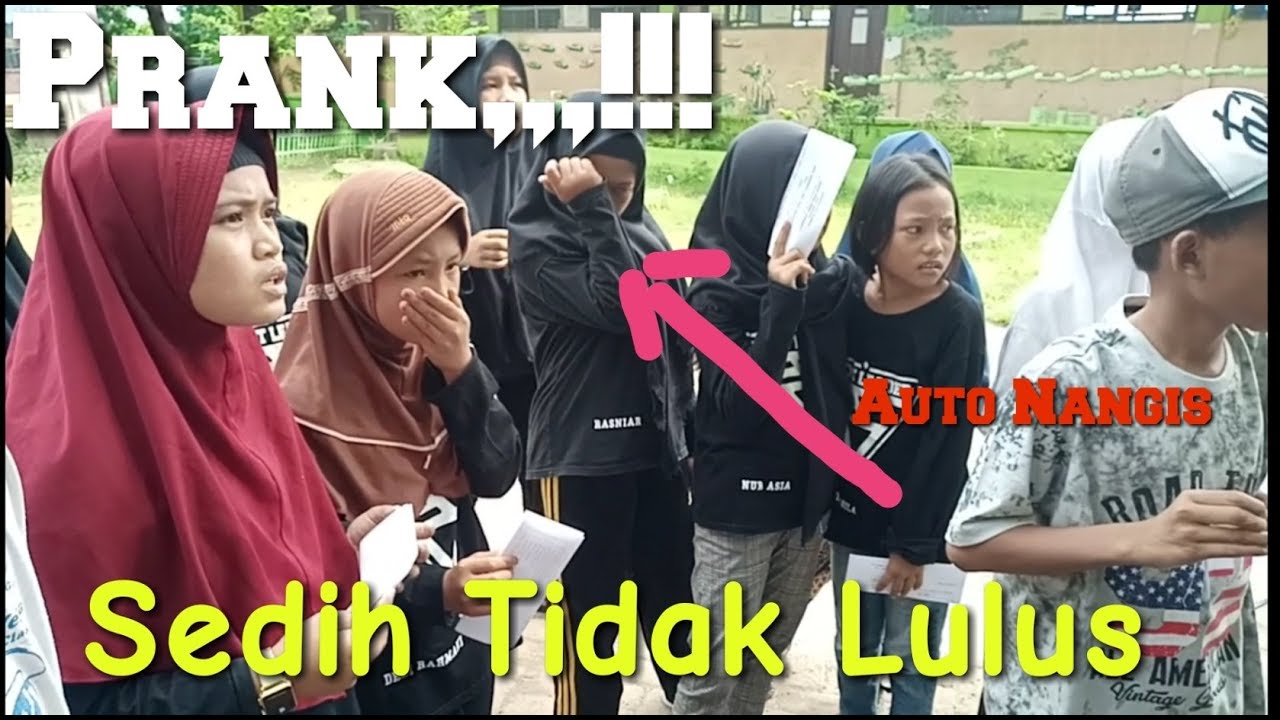 Prank Tidak Lulus !!! Auto Sedih | Hari Pengumuman Kelulusan