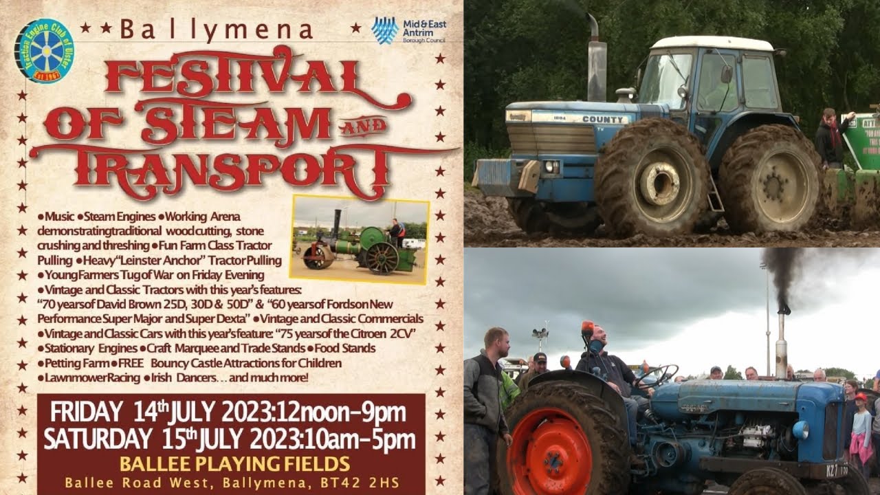 Ballymena Steam and Vintage Rally 2023 Vintage Tractors Tractor