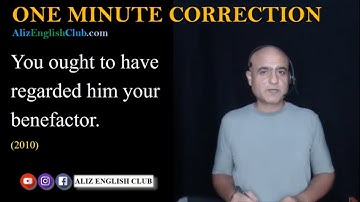 You ought to have regarded him your benefactor | CSS precis and composition paper 2001 solved |Part6