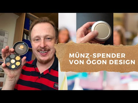 ÖGON DESIGN Euro Coin Dispenser Münzspender