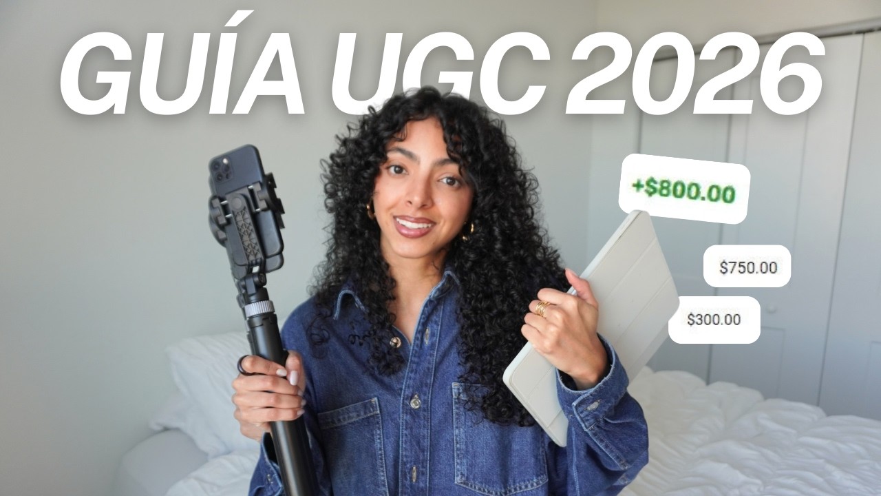 Curso de UGC GRATIS 2026: Todo lo que aprendí en 2025 y mi nueva estrategia 💸