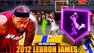 2012 LeBron James Build is UNREAL in REC on NBA 2K24