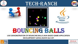 Live Demonstration of Bouncing Ball Game using JavaFX GUI API | Java Game Project | @TechRanch screenshot 5