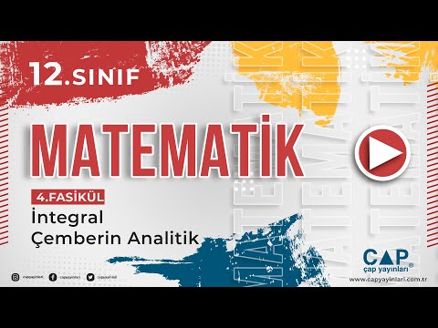 12.Sınıf Matematik  - 4.Fasikül - 2.Blm. - Çemberin Genel Denklemi