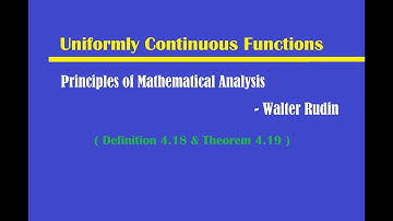 Real Analysis : Rudin Book - Lecture 41