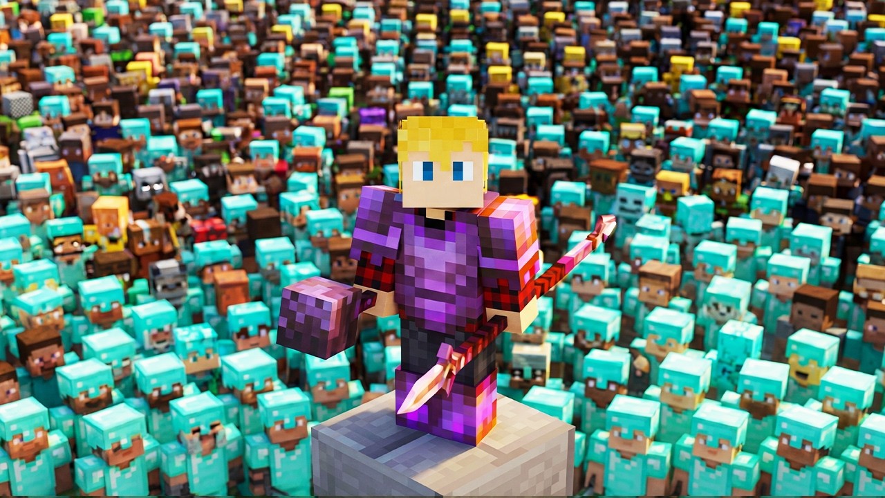 1 Idiot Defends Base VS 1000 players