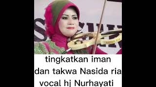 tingkatkan iman dan taqwa Nasida ria vocal hj Nurhayati