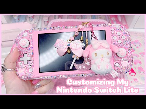 Customizing My Pink Nintendo Switch Lite - My Melody Makeover