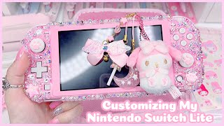 Customizing My Nintendo Switch Lite - My Melody Makeover